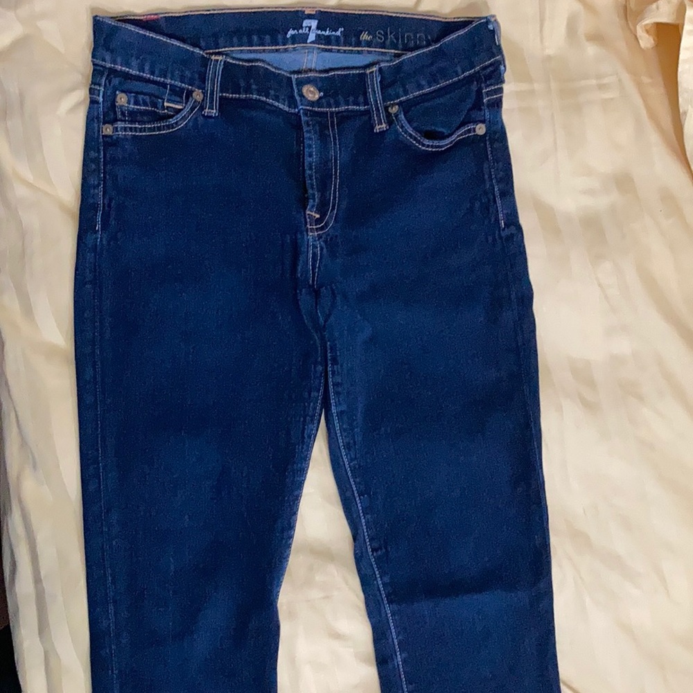 Seven for all Mankind The Skinny Dark Denim Jeans